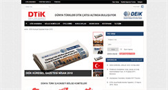 Desktop Screenshot of dtik.org.tr