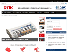 Tablet Screenshot of dtik.org.tr